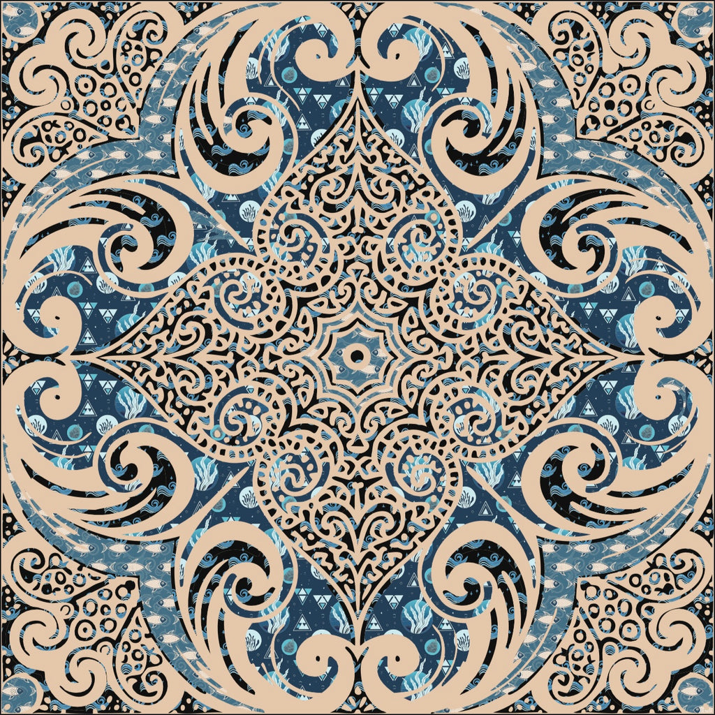 Water Element 90 Square