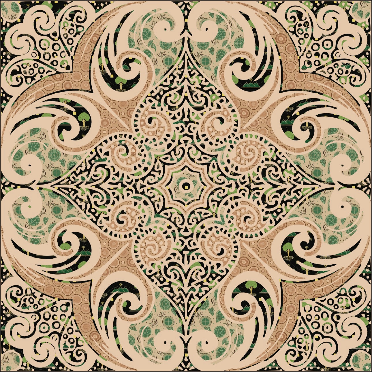 Earth Element 90 Square